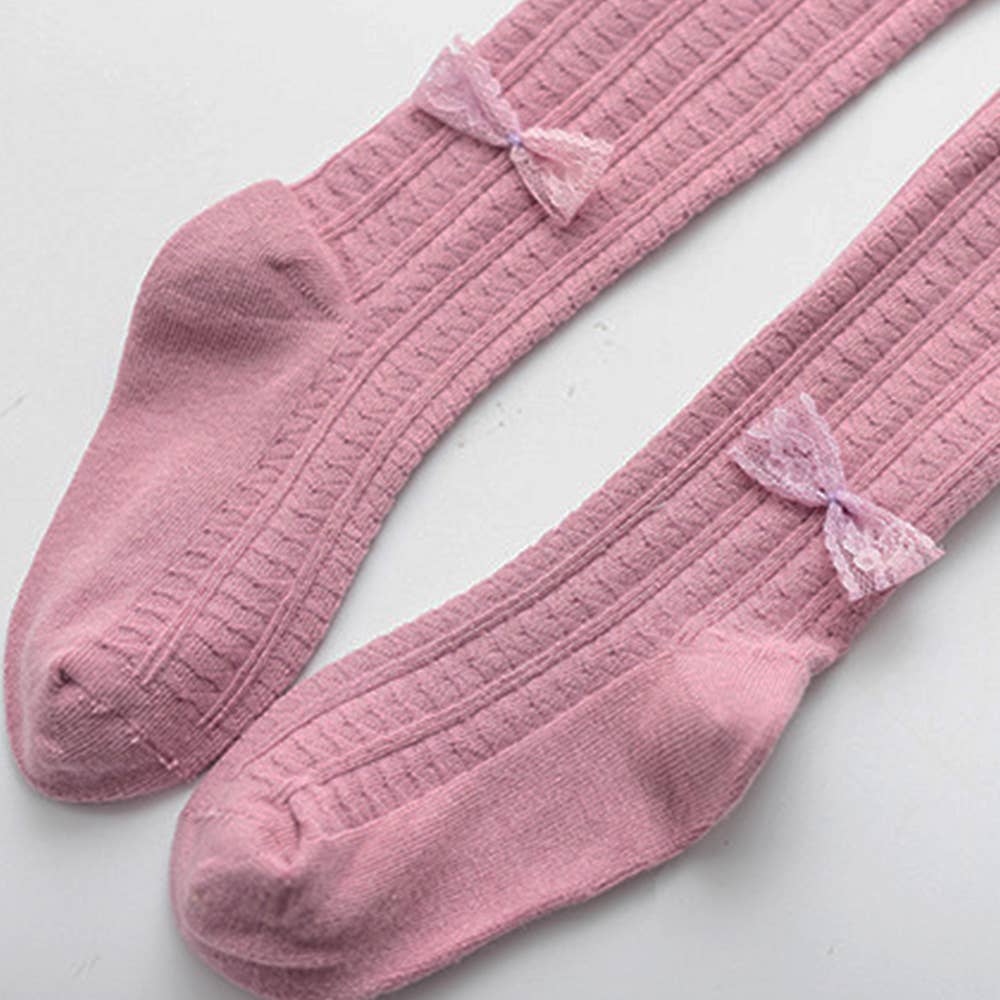 PatPat - Wholesale Panty's - Kinderen - Comfortabele legging met strikdecoratie voor baby's en peuters voor meisjes6