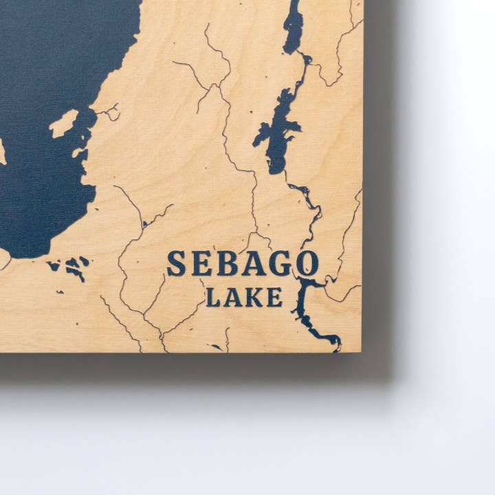 Benoit's Design Co. - Wholesale Map - Norfork Lake Arkansas Custom Lake Map