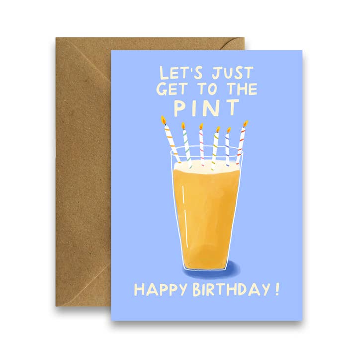 Ga Recht Op Het Doel Af - Grappige Verjaardagskaart voor wholesale door By Claire Schorman