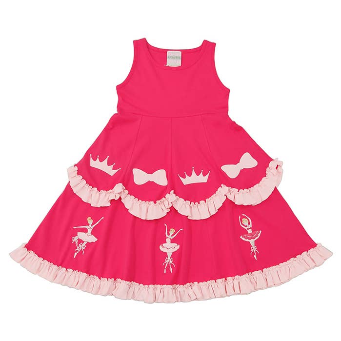 GIRL-Dancing Ballerinas Dress for wholesale by Lemon Loves Lime