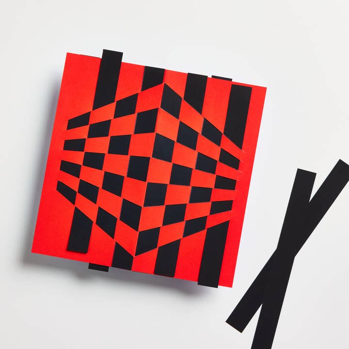 MAJO IDEAS – wholesale DIY craft kit – Child – VOL ①② — OP ART Sticker Based Art Pack17