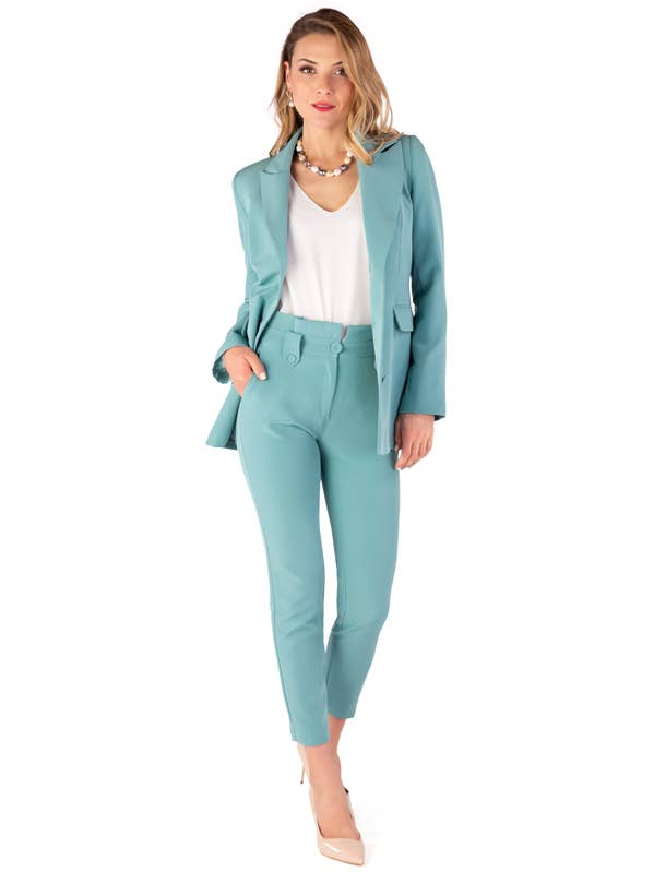 Bistretch stof blazer med tre knapper for engroshandel hos ZUMBI Fashion Store