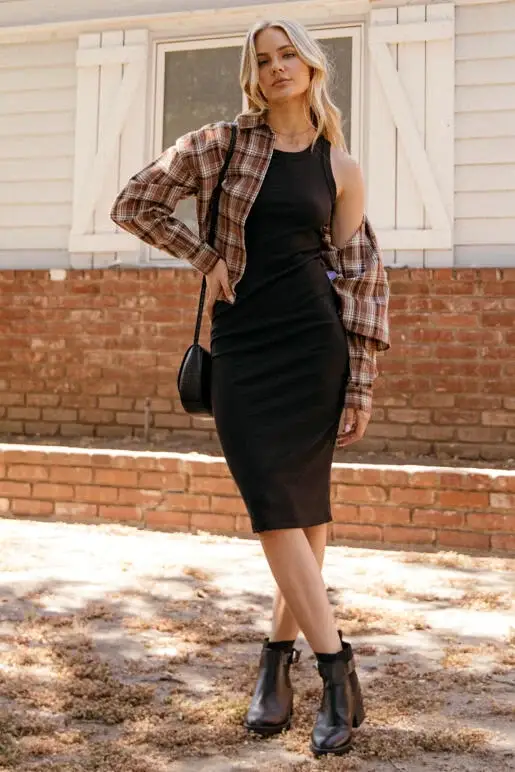 Final Touch – wholesale Dress – Women's – Fitted Rib Jersey Dress - D406791