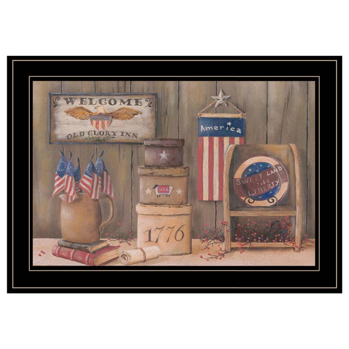"Sweet Land of Liberty" by Pam Britton, Ready to Hang Framed for wholesale by Trendy Decor 4U