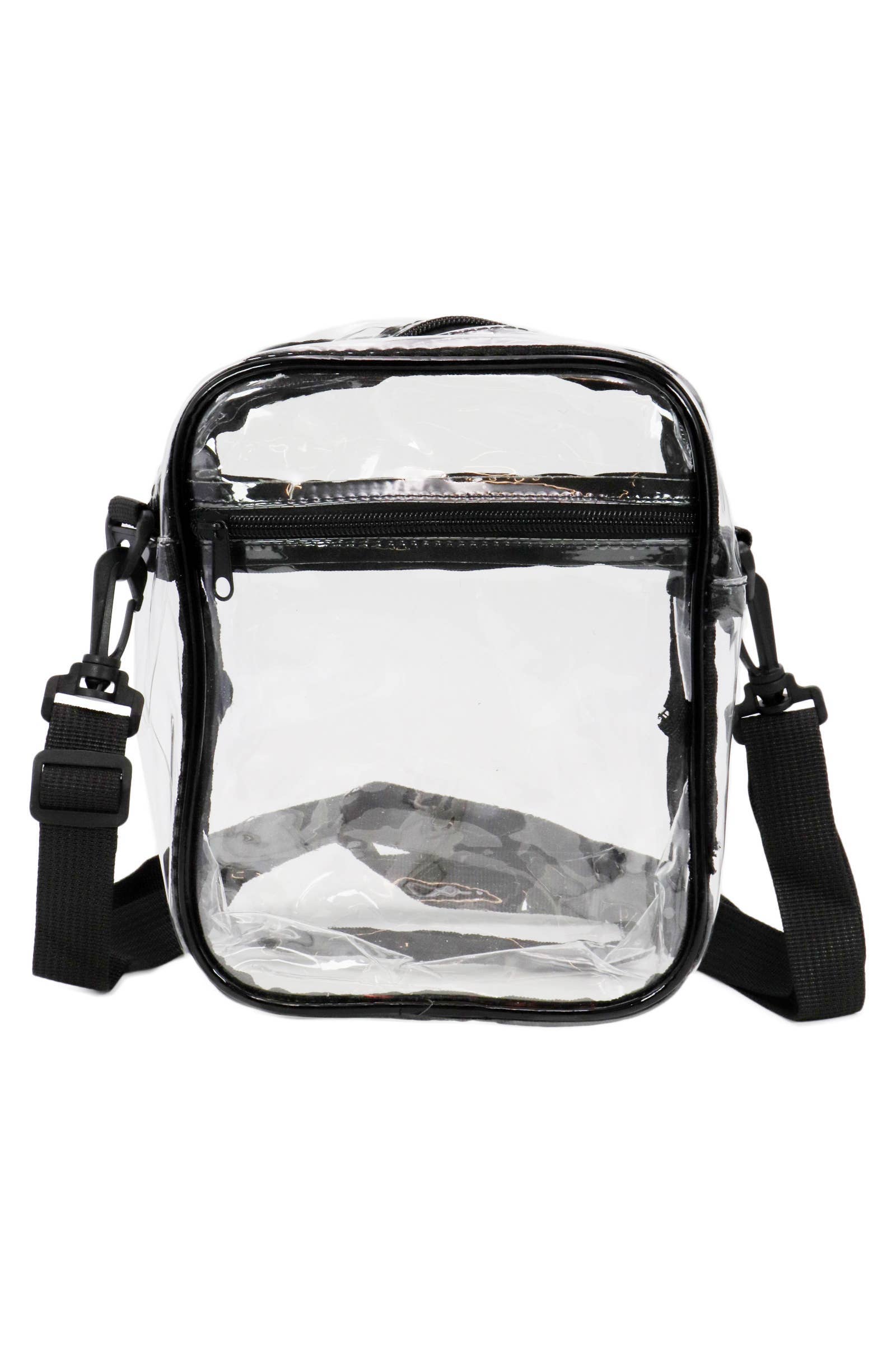 Large Clear Pvc Crossbody Messenger Bag - 8.5 Inch for wholesale on Faire3