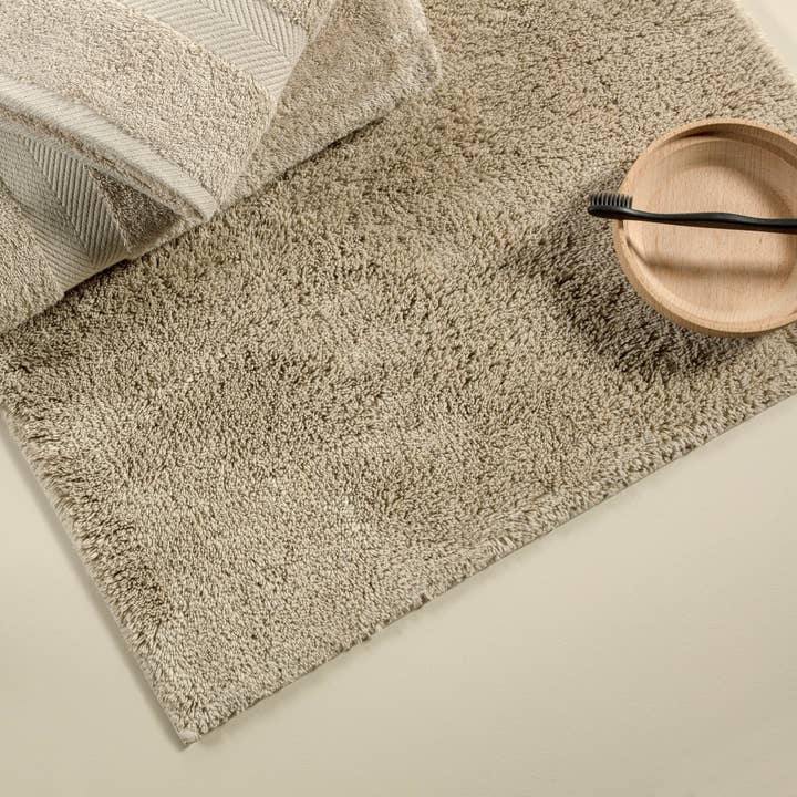 Casilin - Wholesale Bath Mat - Havana - Anti-skid - Cotton Bath Mat - Beige1