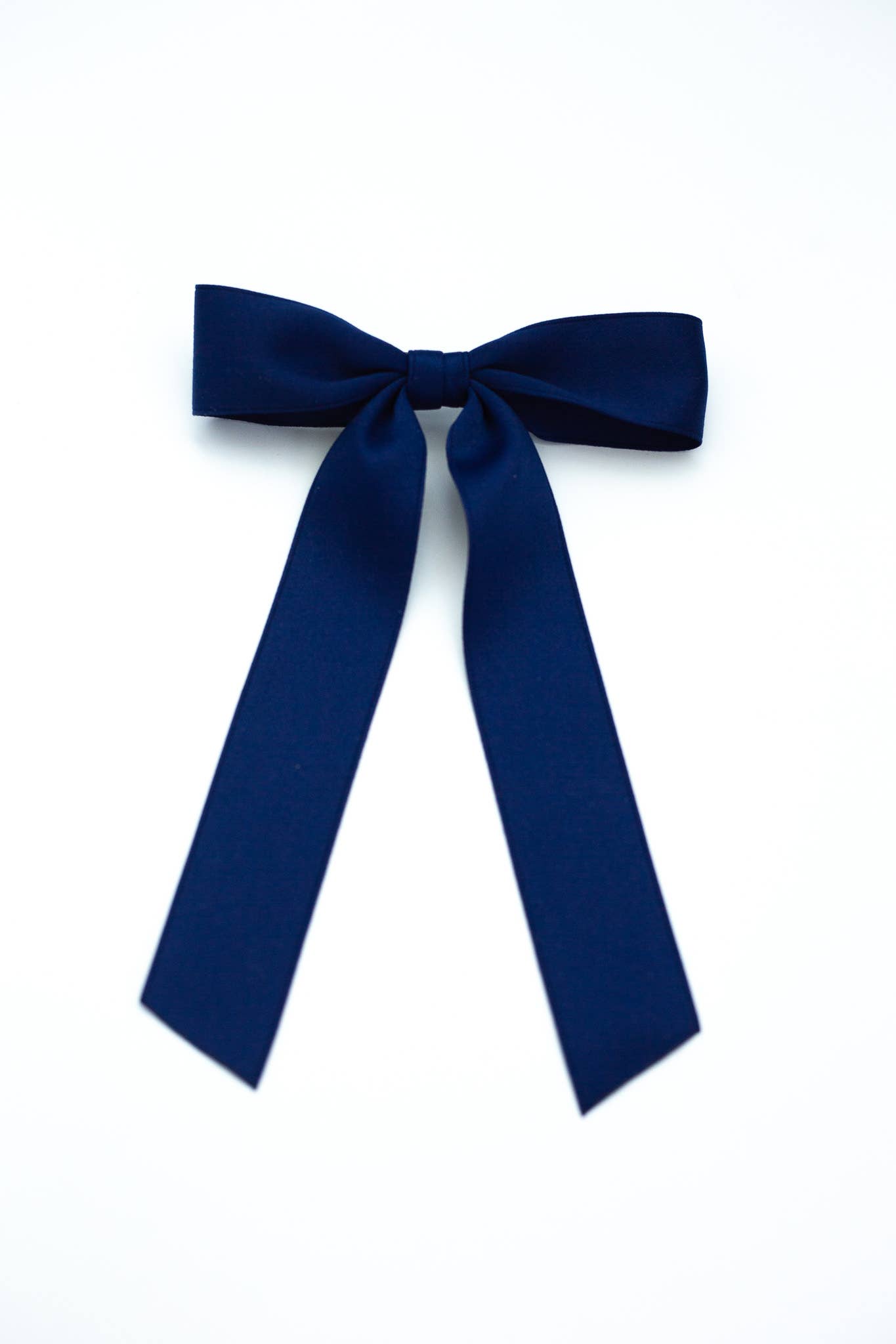 Grace & Grandeur - Wholesale Hair Bow - Women's - Medium Matte Satin Hair Bow Barrette | Florence Bow40