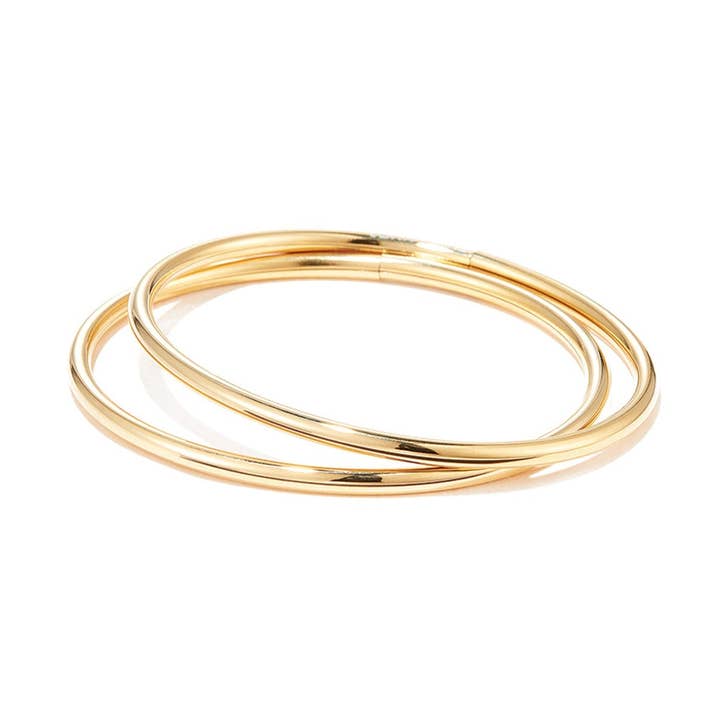 Belle Anklet, brazalete de acero viscoelástico, flexible para venta al por mayor de HoopLa