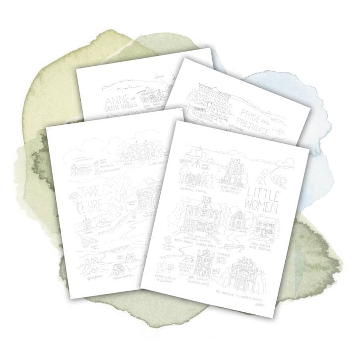 Elizabeth Wade Studio - Wholesale Coloring Book - Adult - Coloring Pages: Women