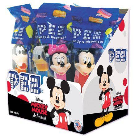 Long Island Candy Factory - Wholesale Hard Candy - Pez Candy Disney Mickey and Friends Assortment 12 COUNT0