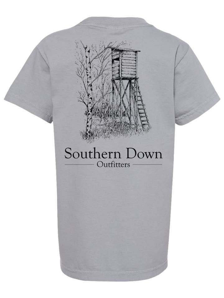 Southern Down Outfitters - Wholesale Screen Printed T-Shirt - Kids - Deer Stand Youth Tee1