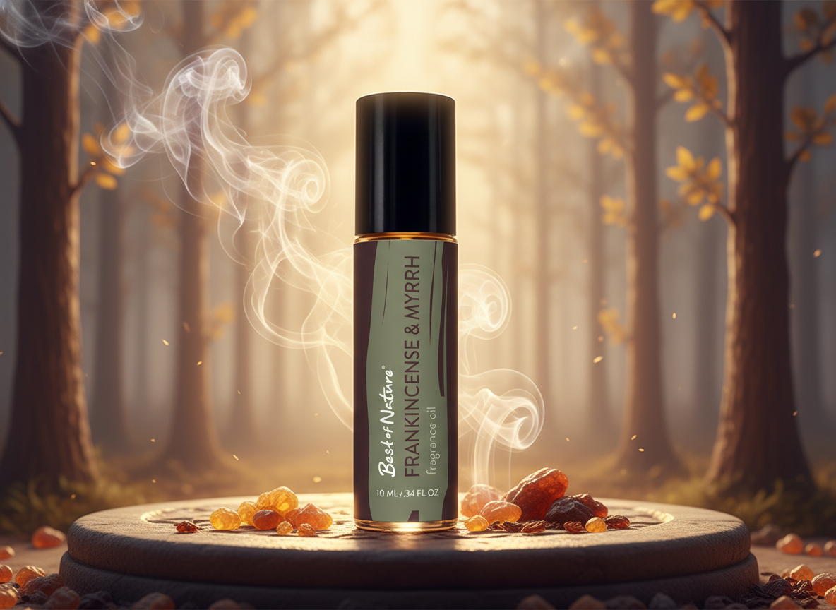 Best of Nature – wholesale Fragrance oil – Frankincense & Myrrh Roll On Fragrance Oil, Long Lasting1