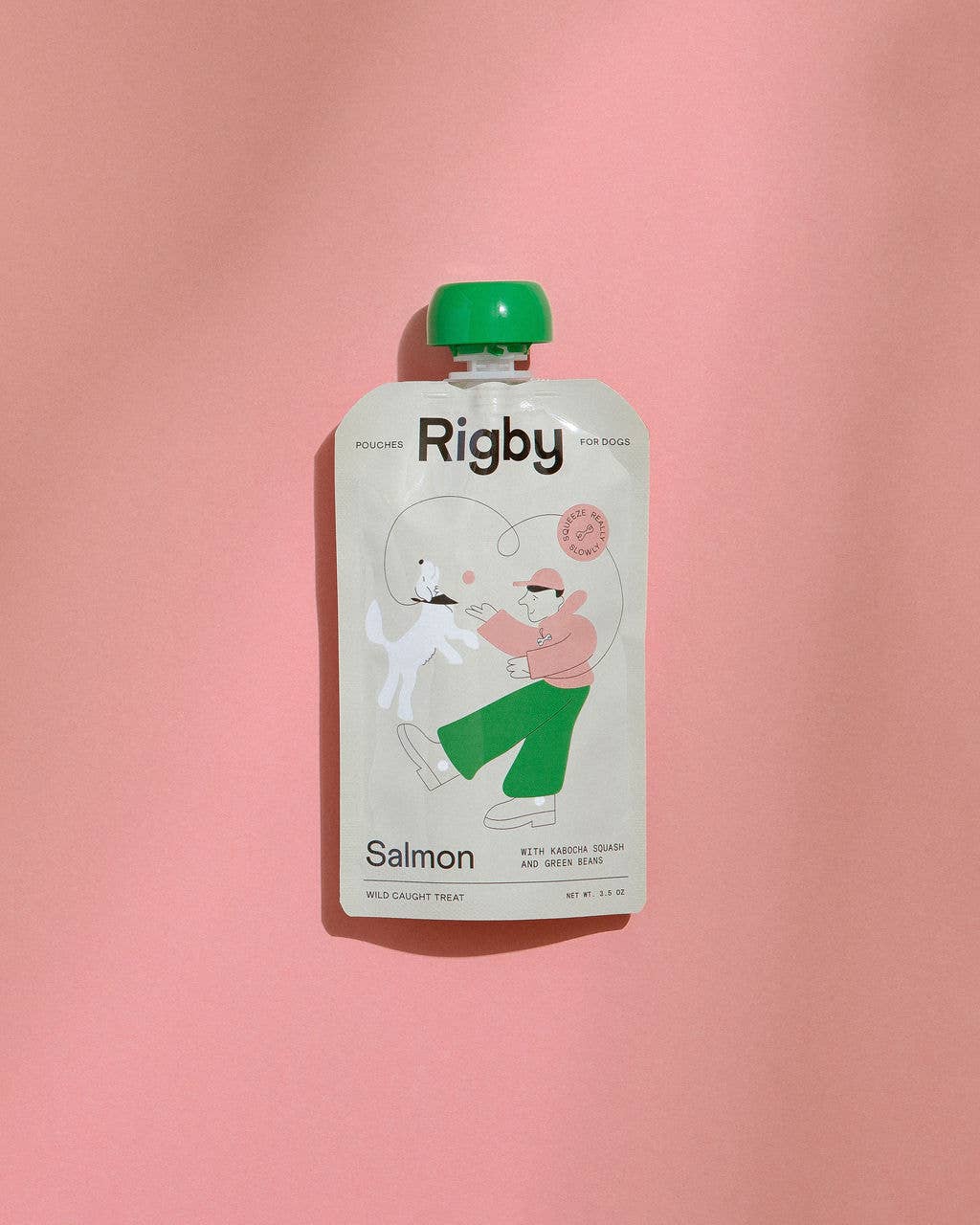 Rigby - Wholesale Pet Treats - Dog - Organic Salmon Squeeze Pouch for Dogs - 6 Pack4