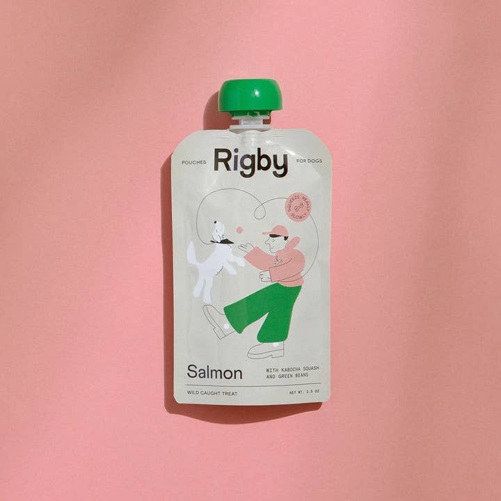Rigby - Wholesale Pet Treats - Dog - Organic Salmon Squeeze Pouch for Dogs - 6 Pack4