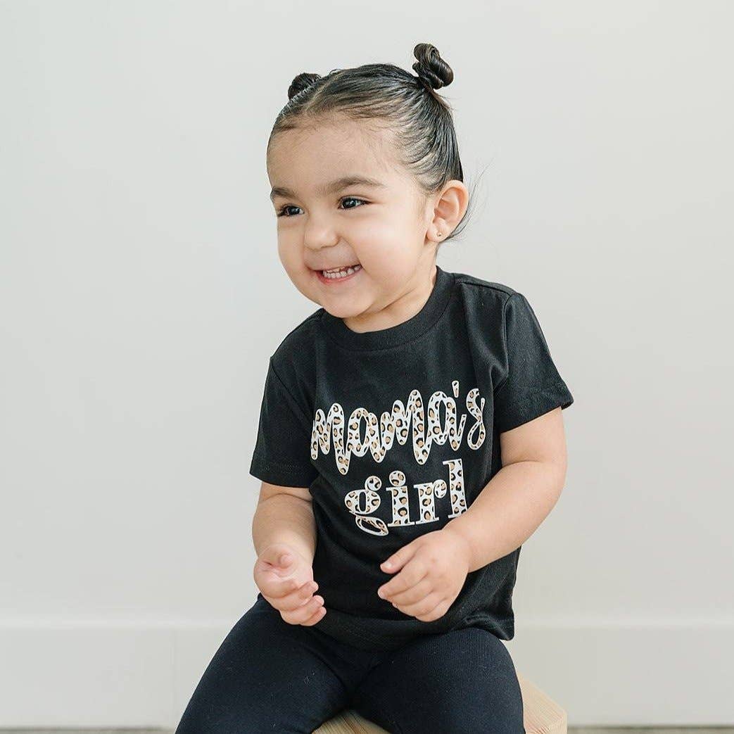 Ice Cream Life - Wholesale Screen Printed T-Shirt - Kids - Girls Leopard Print Shirt, Mama's Girl Shirt, Mom Daughter 1