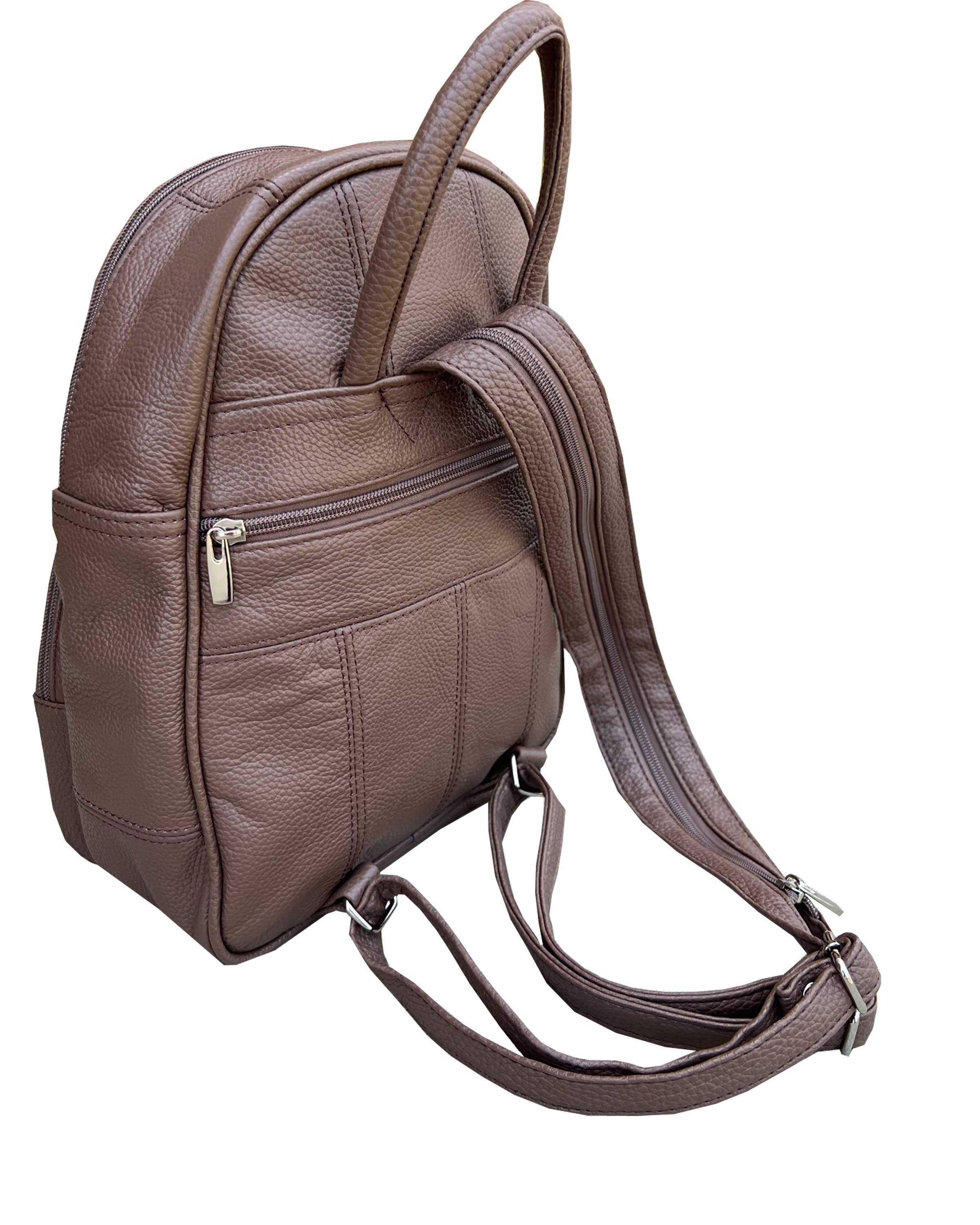 Roma Leathers, Inc. - Vente Sac à dos – femme - Sac à dos en cuir de vachette 3303A11