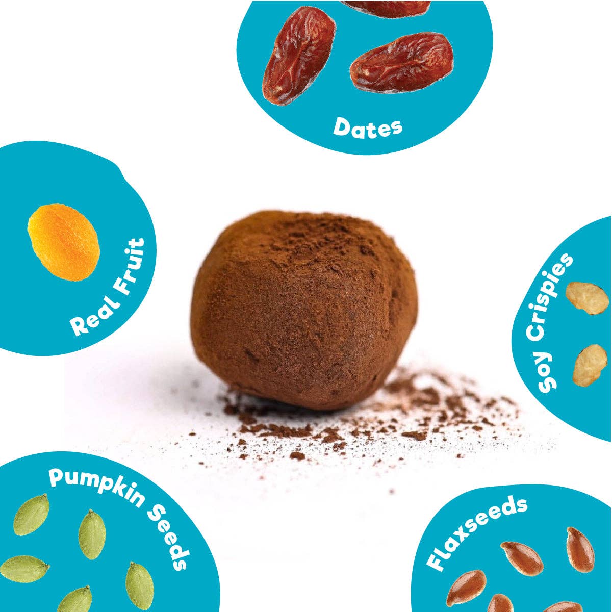 Good4U – wholesale Snack bar – Salted Caramel Protein Balls Mini Doy Bag3