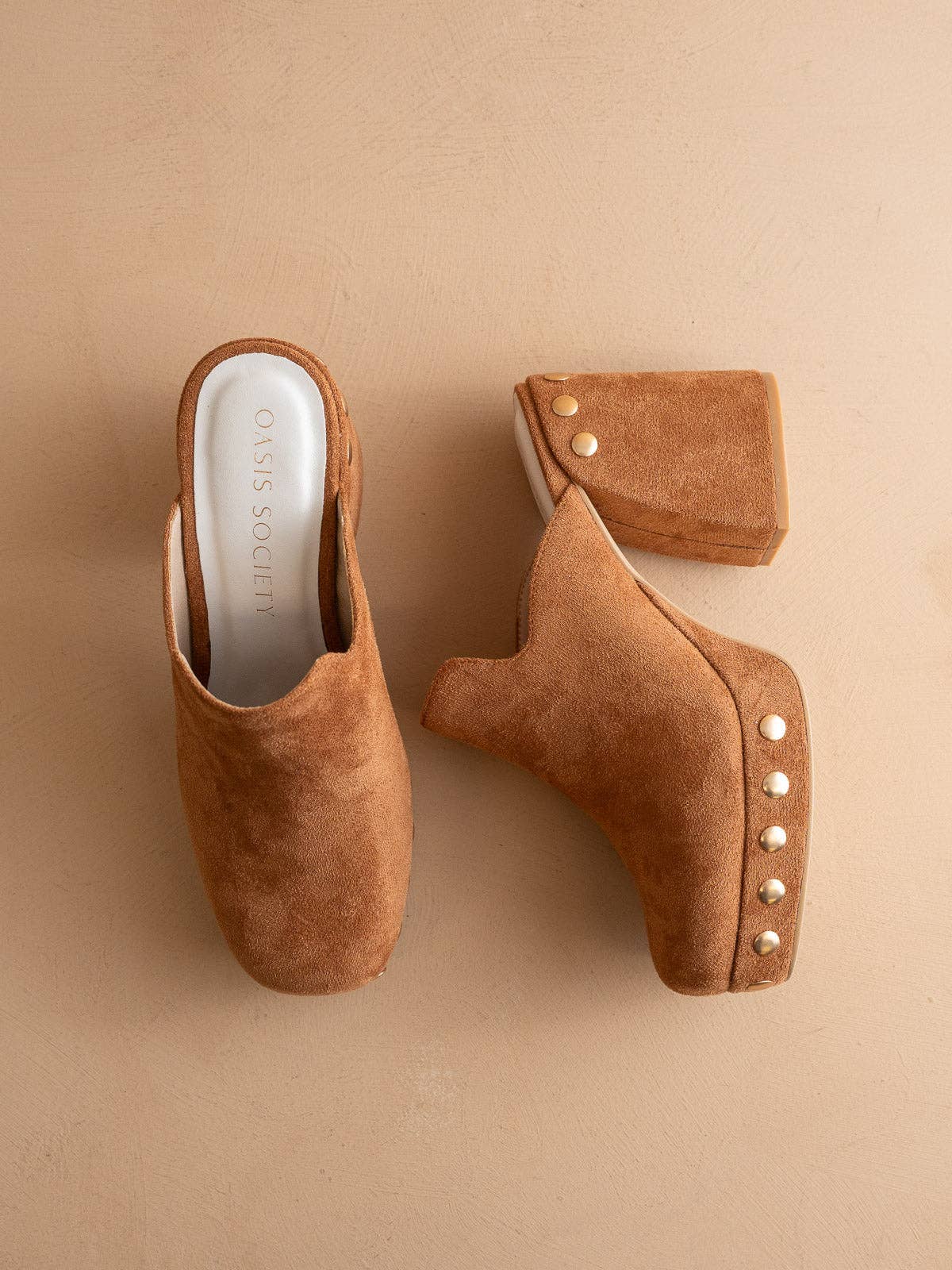 The Sierra | Caramel Platform Clog Mule for wholesale on Faire2