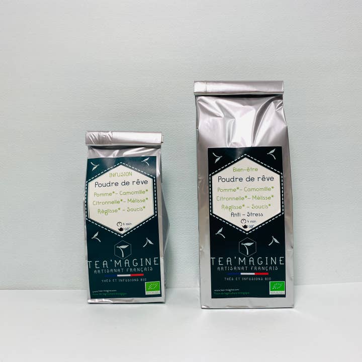 Tea’magine – Engroshandel Sundheds-/detox-te – Økologisk drømmepulver afslappende infusion