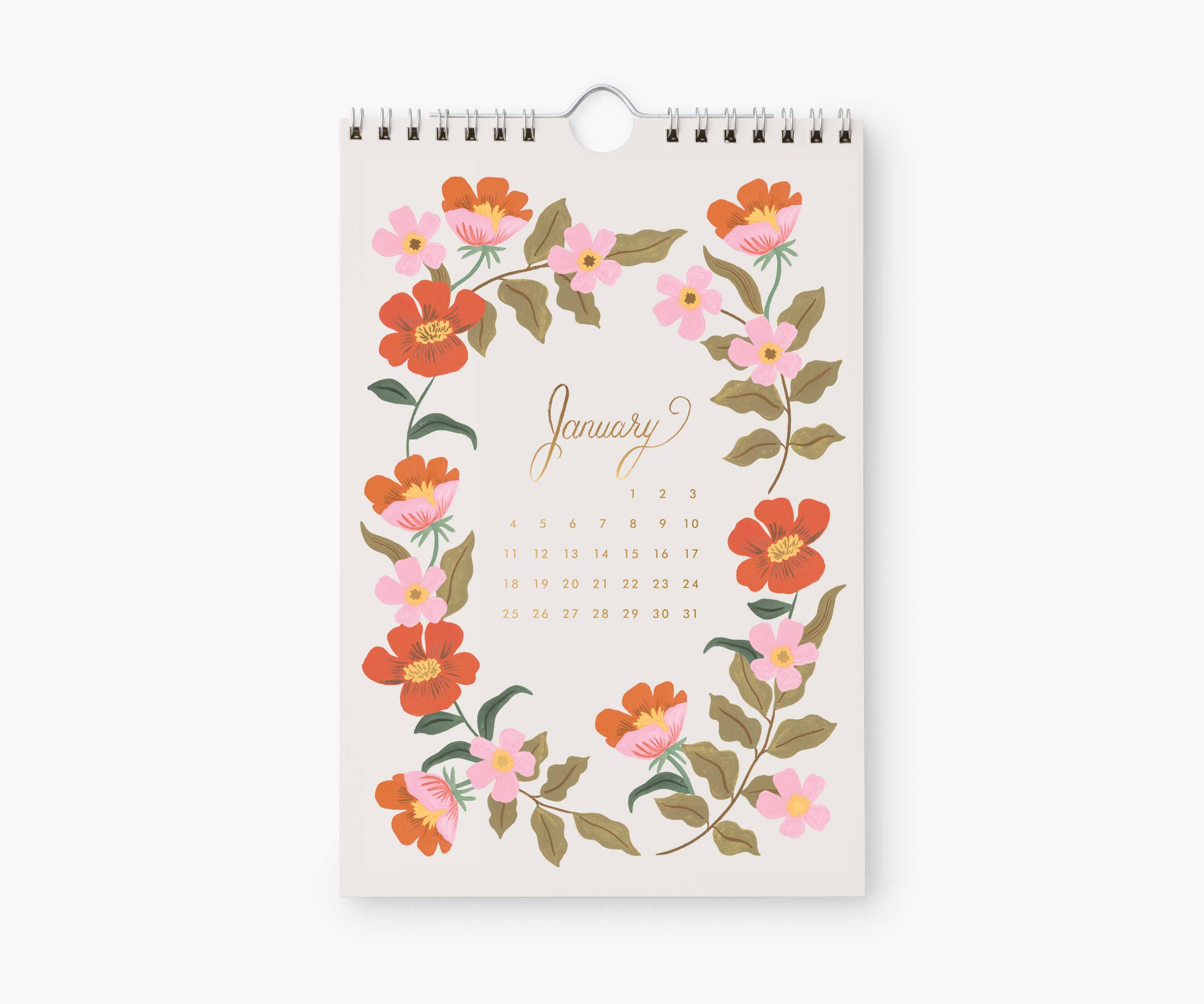 Rifle Paper Co. - Wholesale Calendar - 2026 Strawberry Fields Kitchen Calendar (6x9)1