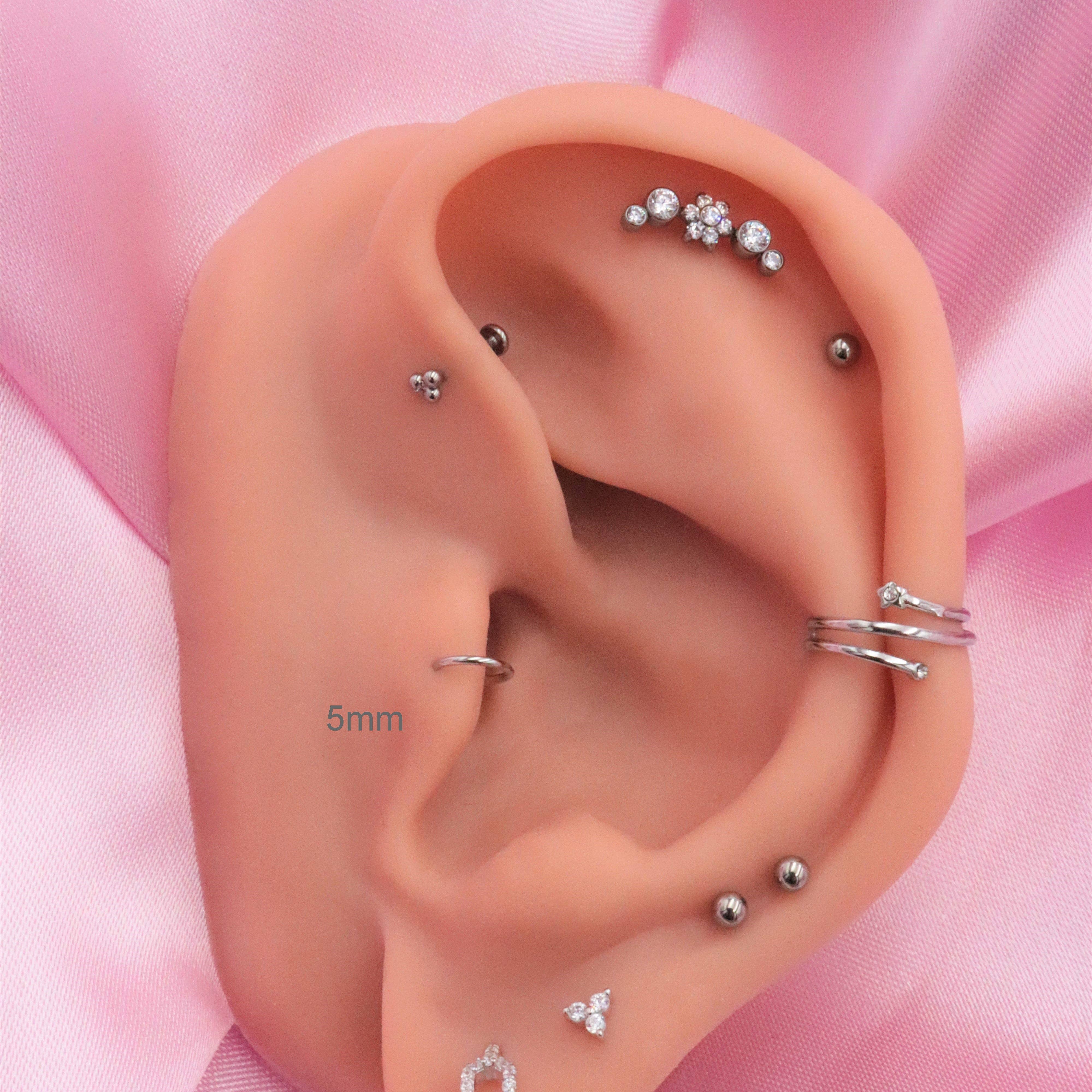 Schmuckgroßhandel – Brinco único por atacado – Simple Clicker | piercing de nariz e orelha9