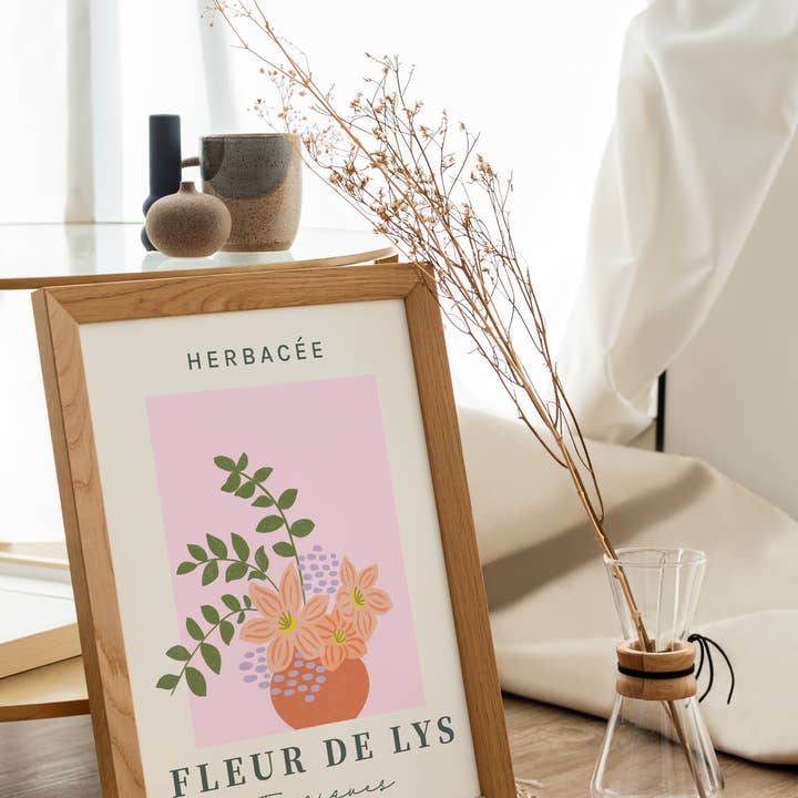 Graphijoy - Wholesale Poster - Fleur de Lys floral poster3