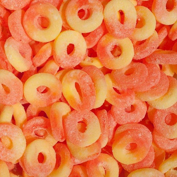I Got Your Candy - Wholesale Gummy - Kervan Gummi Peach Rings Bulk 5lb - 1ct2