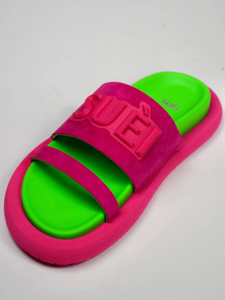 CIABATTE FUSSBETT IN PELLE SCAMOSCIATA COLORE FUXIA for wholesale on Faire1