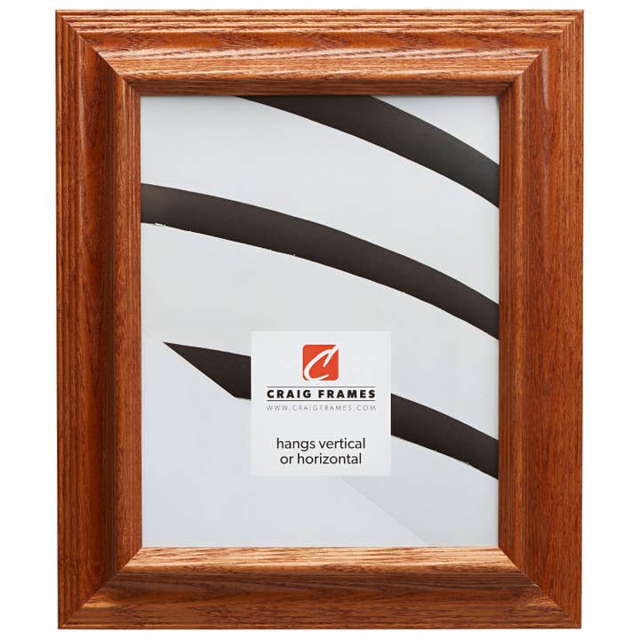 11x14 Picture Frame, Wiltshire 262 Mission Oak, Assembled for wholesale by Craig Frames