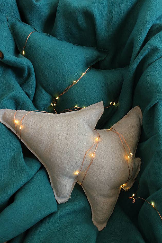 Giardino Segreto - Wholesale Christmas Decoration - Pure linen tree cushion2