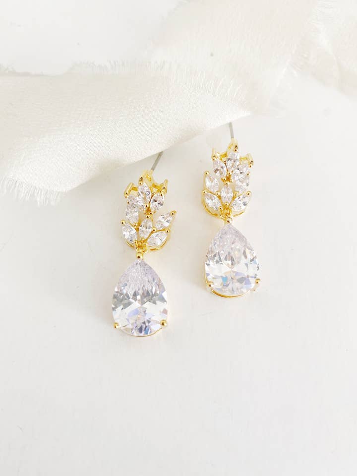 Gianna Drop Øreringe for engroshandel hos Belle Box Boutique