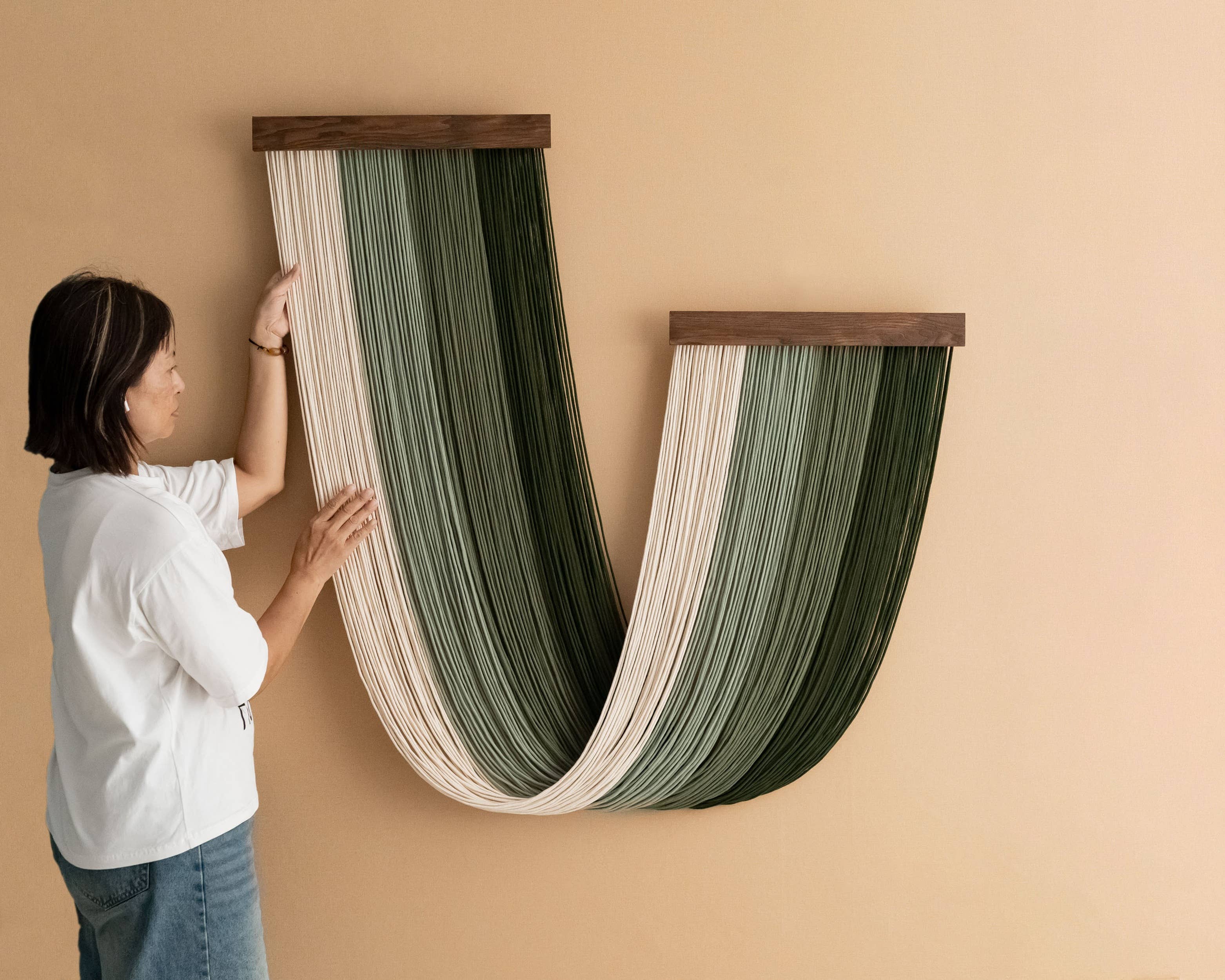 MinhandBros - Vendita all'ingrosso Set di decorazioni da parete - Decorazione da parete in filato per camera W5912