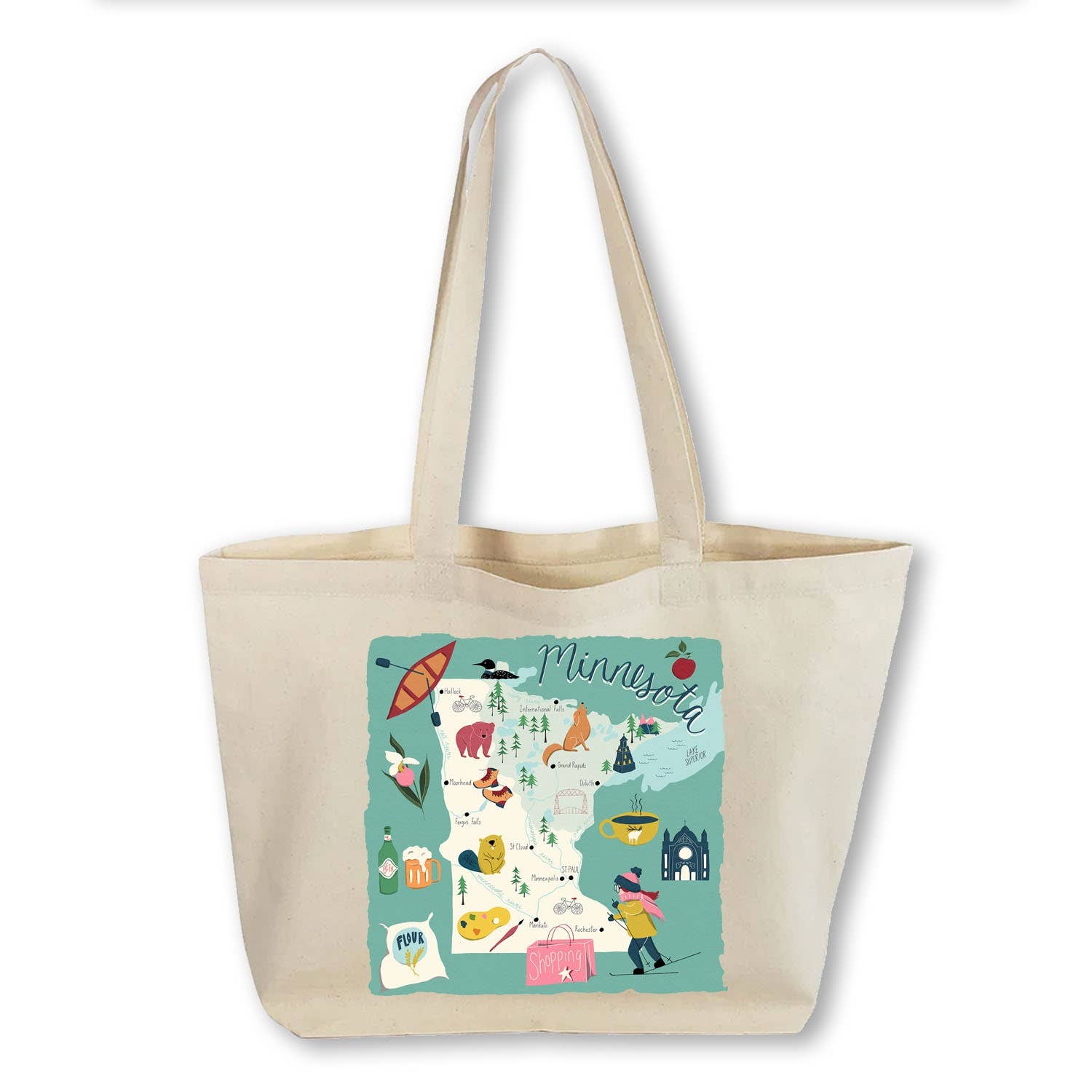 Works of Heart - Wholesale Tote Bag - Unisex - Home State Home: Canvas Totebag21