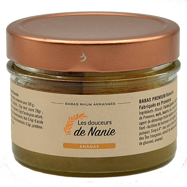 Temple Gourmand – wholesale Tårta – Baba rom arrangerad med ananas-kanel