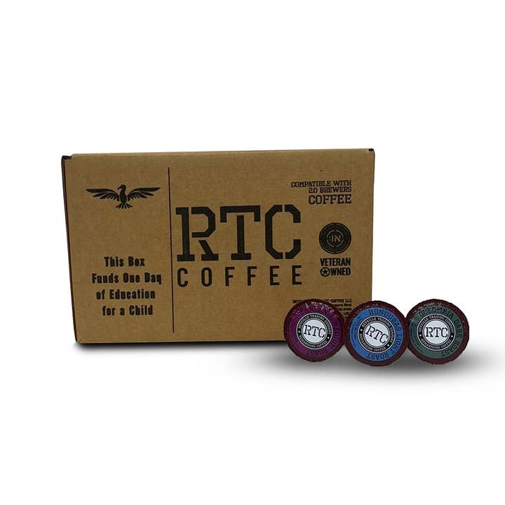 Variety Pack 60 Count Recyclable Single-Serve Coffee Pods for wholesale by RTC Coffee