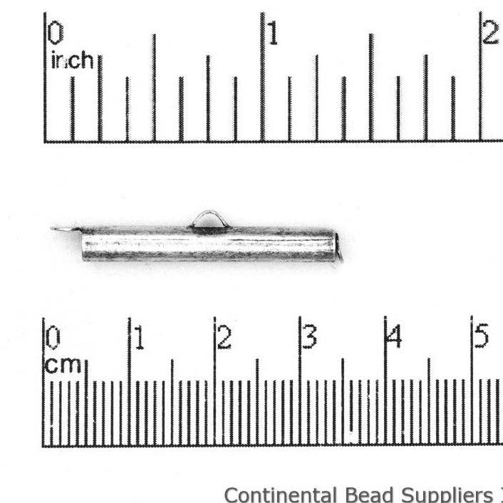 Continental Beads - Wholesale Craft Supplies - 30mm Slide Tube Sold by the Piece - K441