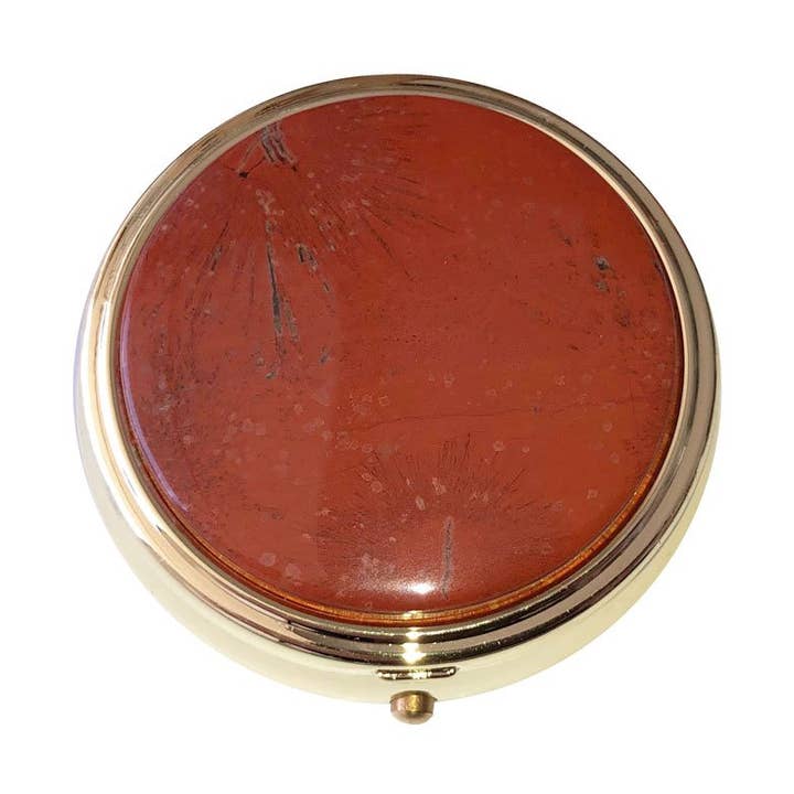 Pill box - Red jasper for wholesale by France Mineraux