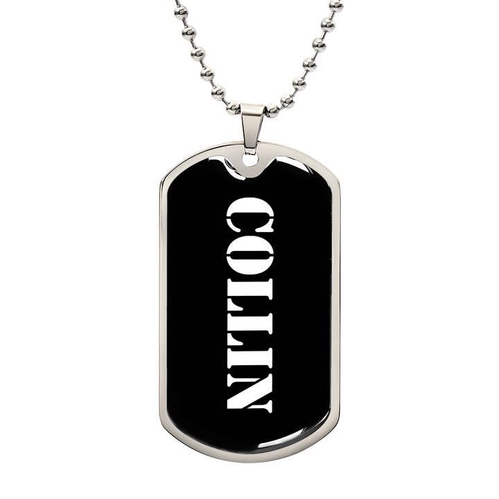 Collin v3 - Luxury Dog Tag Necklace for wholesale by Unique Gifts Store