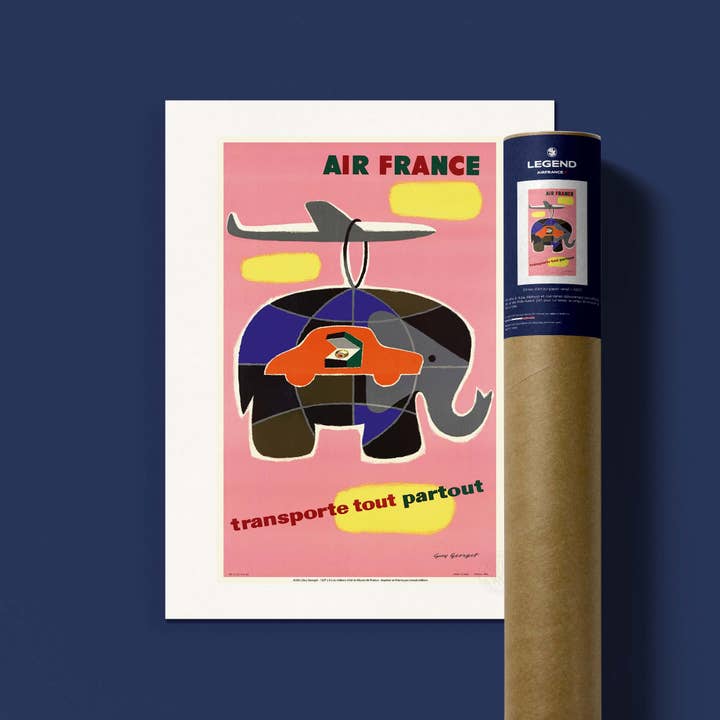 Oneart - Wholesale Poster - Air France Poster / Transports Everything, Everywhere - AFL00841