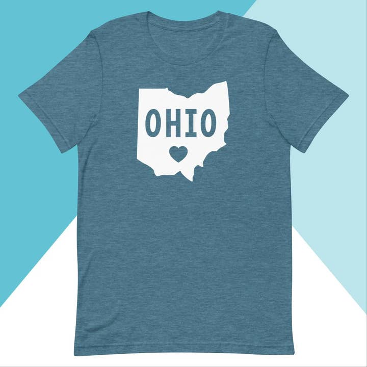 Ohio State Shape Unisex Shirt for wholesale by North Owl Apparel