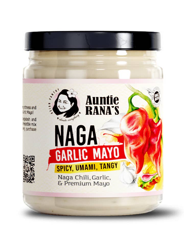 Naga Garlic Mayo for wholesale by Auntie Rana's