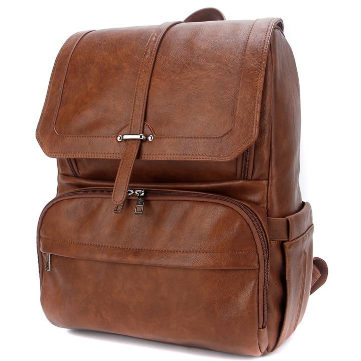 Citi Collective Citi Navigator Diaper Bag - Saddle Brown for wholesale by Citi Collective