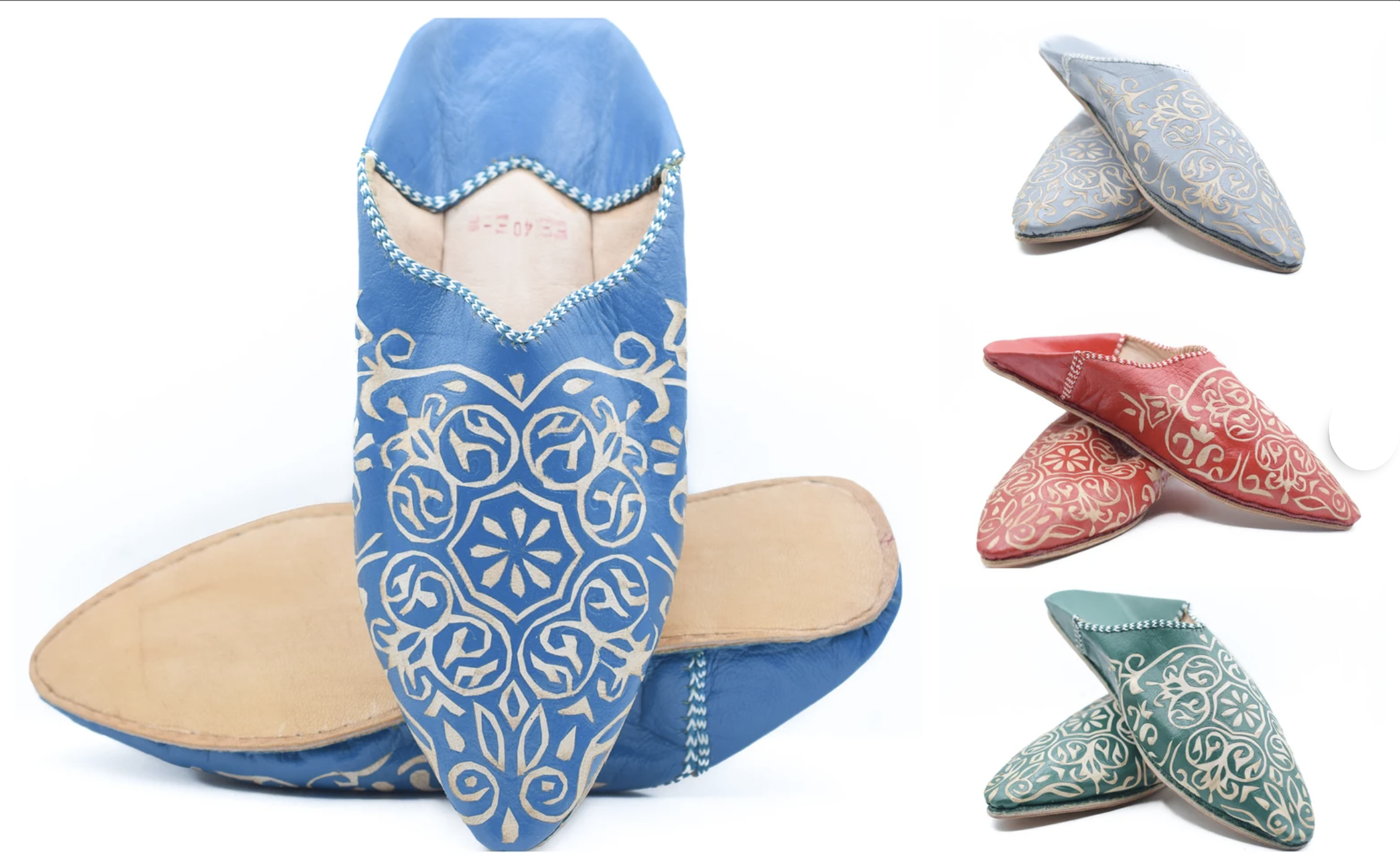 ProHandmadeDesign – Engroshandel Slippers - Dame – Traditionel marokkansk Basic Babouche - Tøfler til kvinder12
