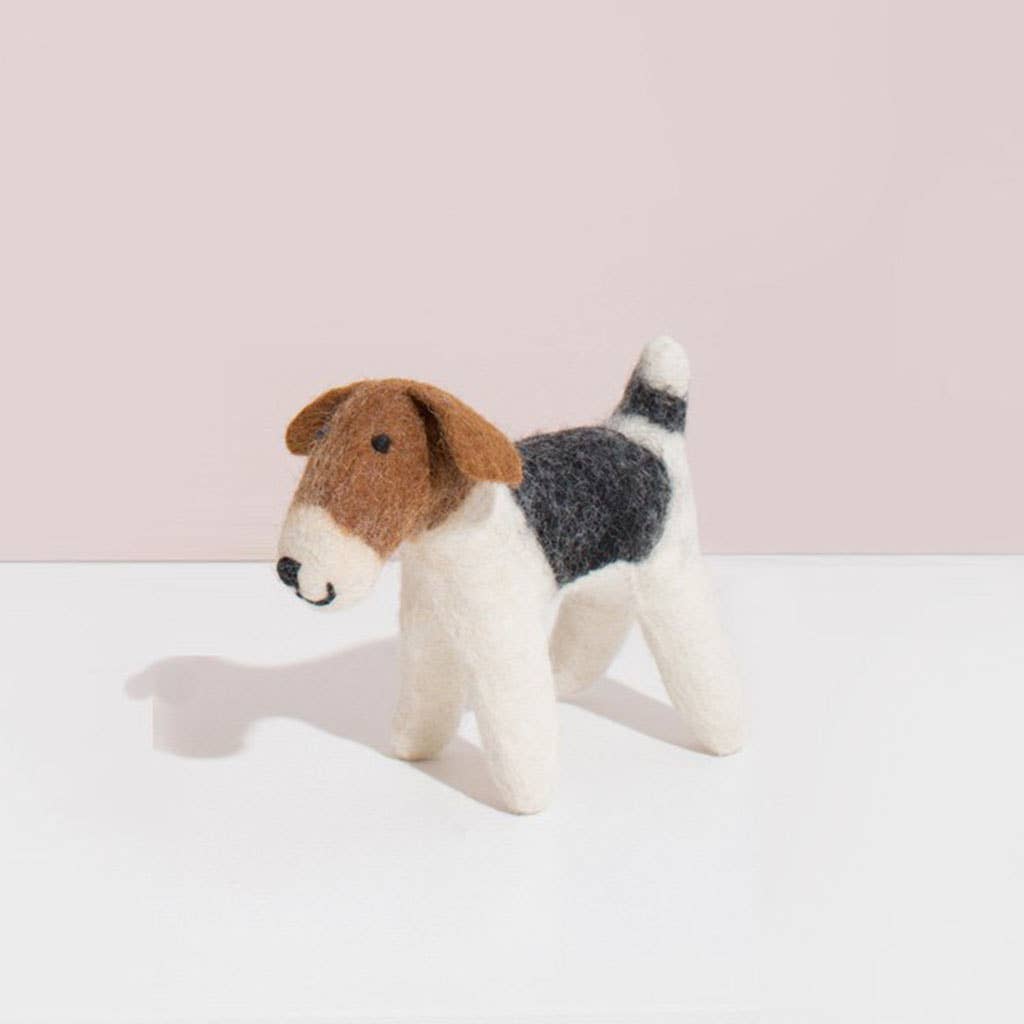 MULXIPLY - Venta al por mayor Peluche - Niños y bebés - Terrier fieltro a mano | Pequeño1