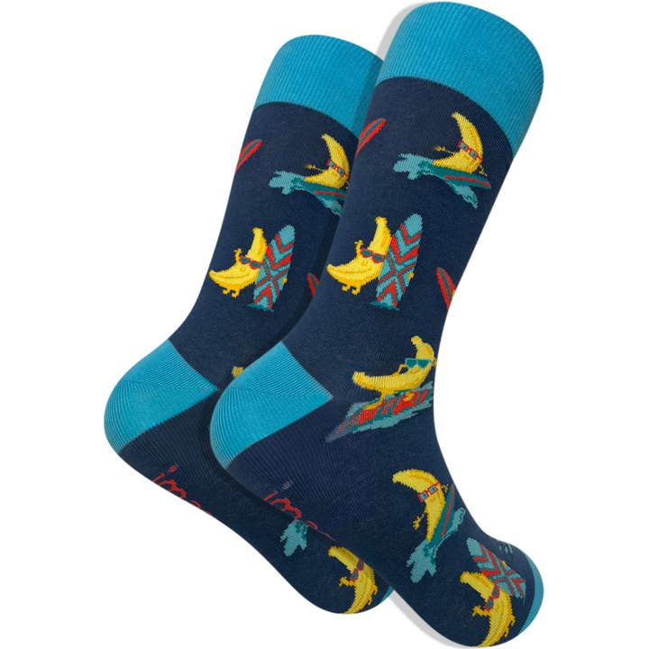 Imagery Socks – wholesale Socks – Men's – Men's Surfing Banana Socks