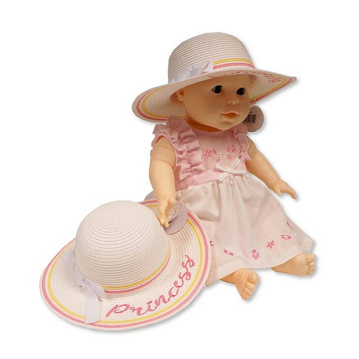 Chapeau de paille en papier pour petites filles - 801 pour la vente par Sheldon International