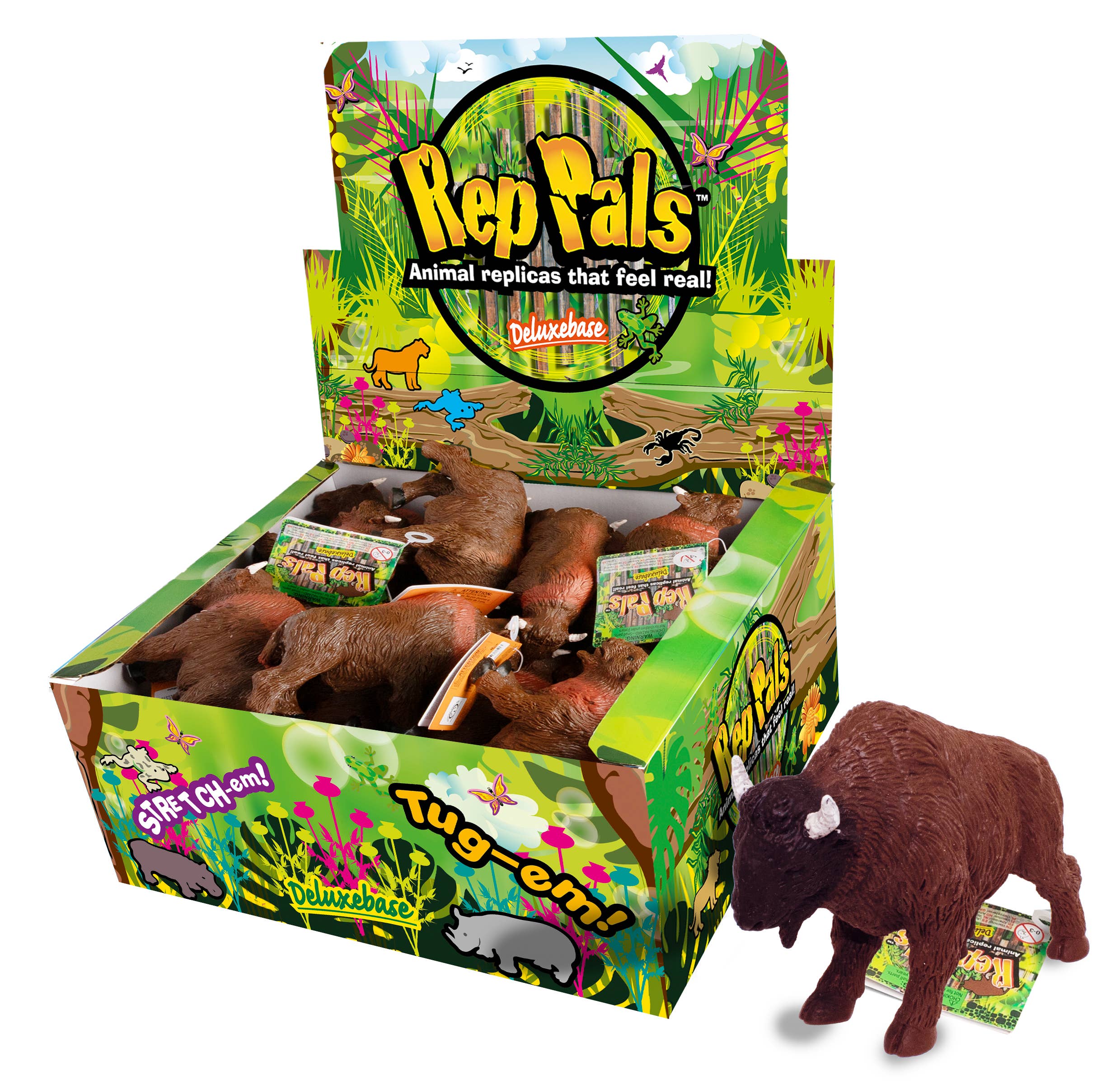 Wholesale Rep Pals - Bison Stretchy Replica for your store - Faire