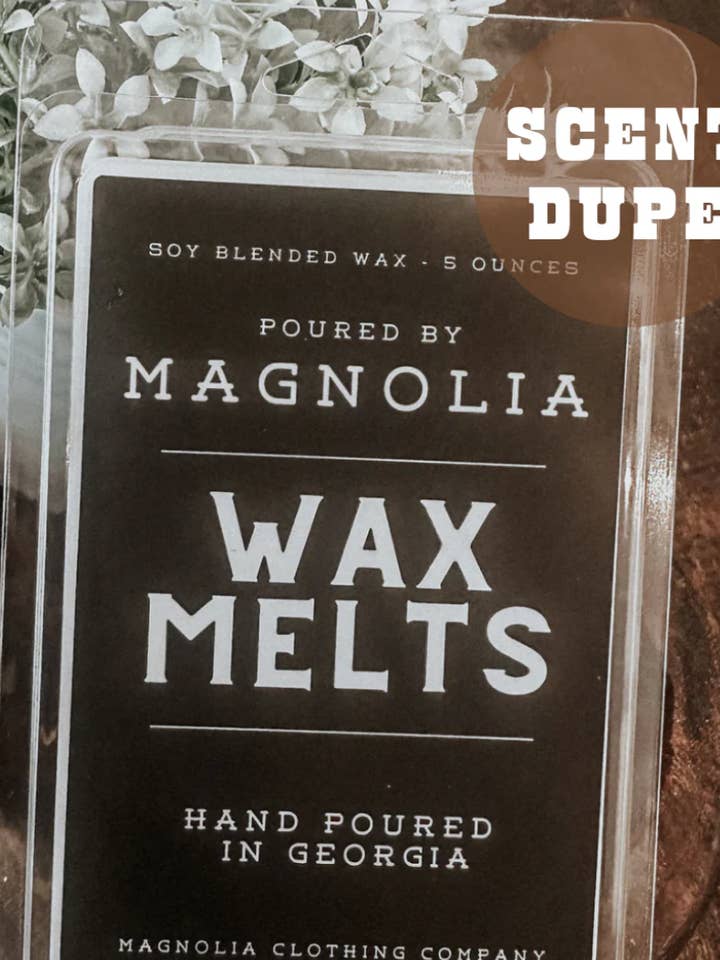 CERA PROFUMATA IN SOIA MISCELATA GRANDE LEGNO DI MOGANO E TEAK per la vendita all'ingrosso da parte di Magnolia Clothing Company