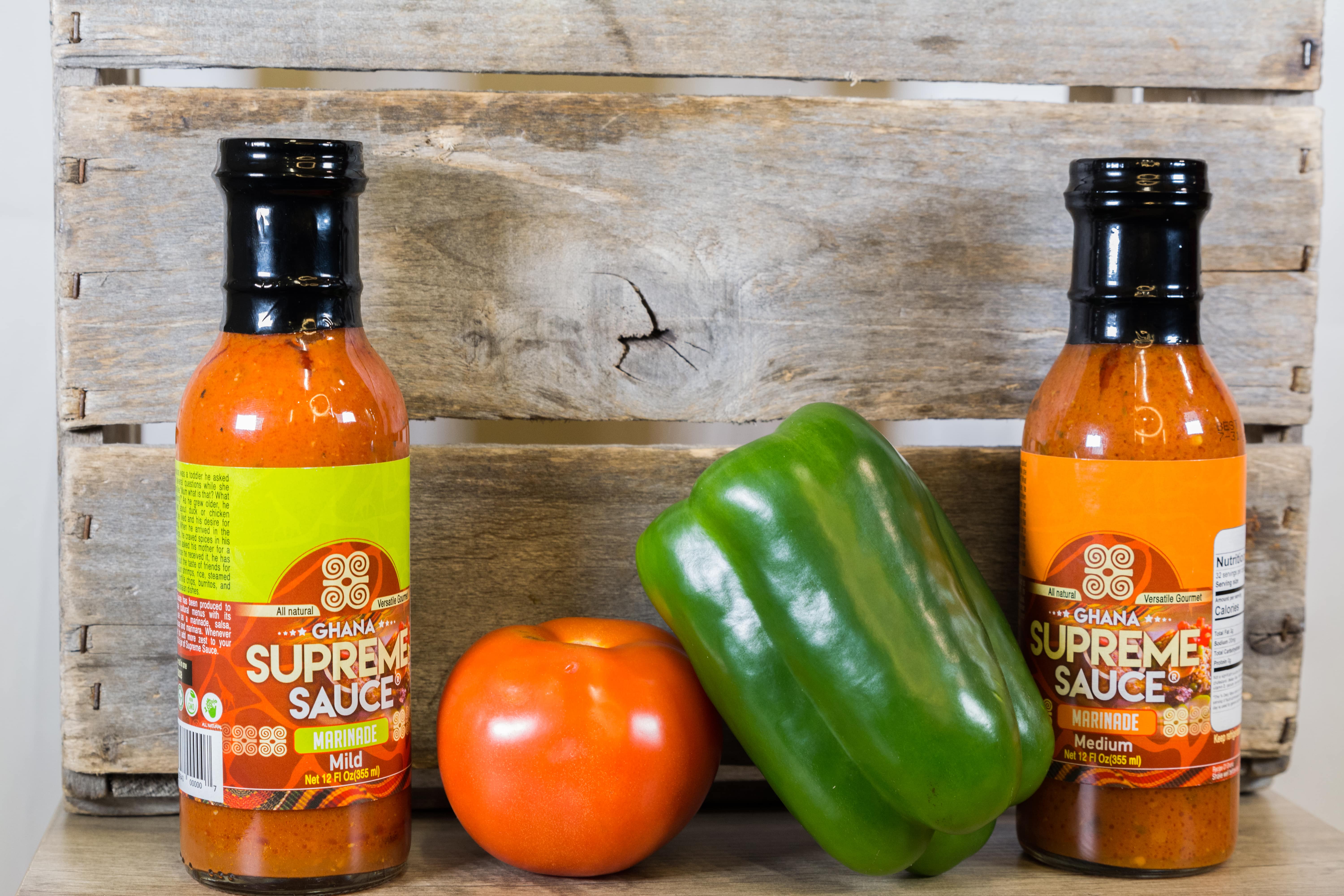 Ghana Supreme Sauce Marinade – wholesale Sås – Ghana Supreme Sauce- Marinad - Mild- Bas för Jollof R12