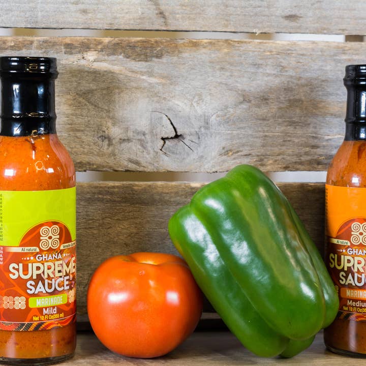Ghana Supreme Sauce Marinade – wholesale Sås – Ghana Supreme Sauce- Marinad - Mild- Bas för Jollof R12